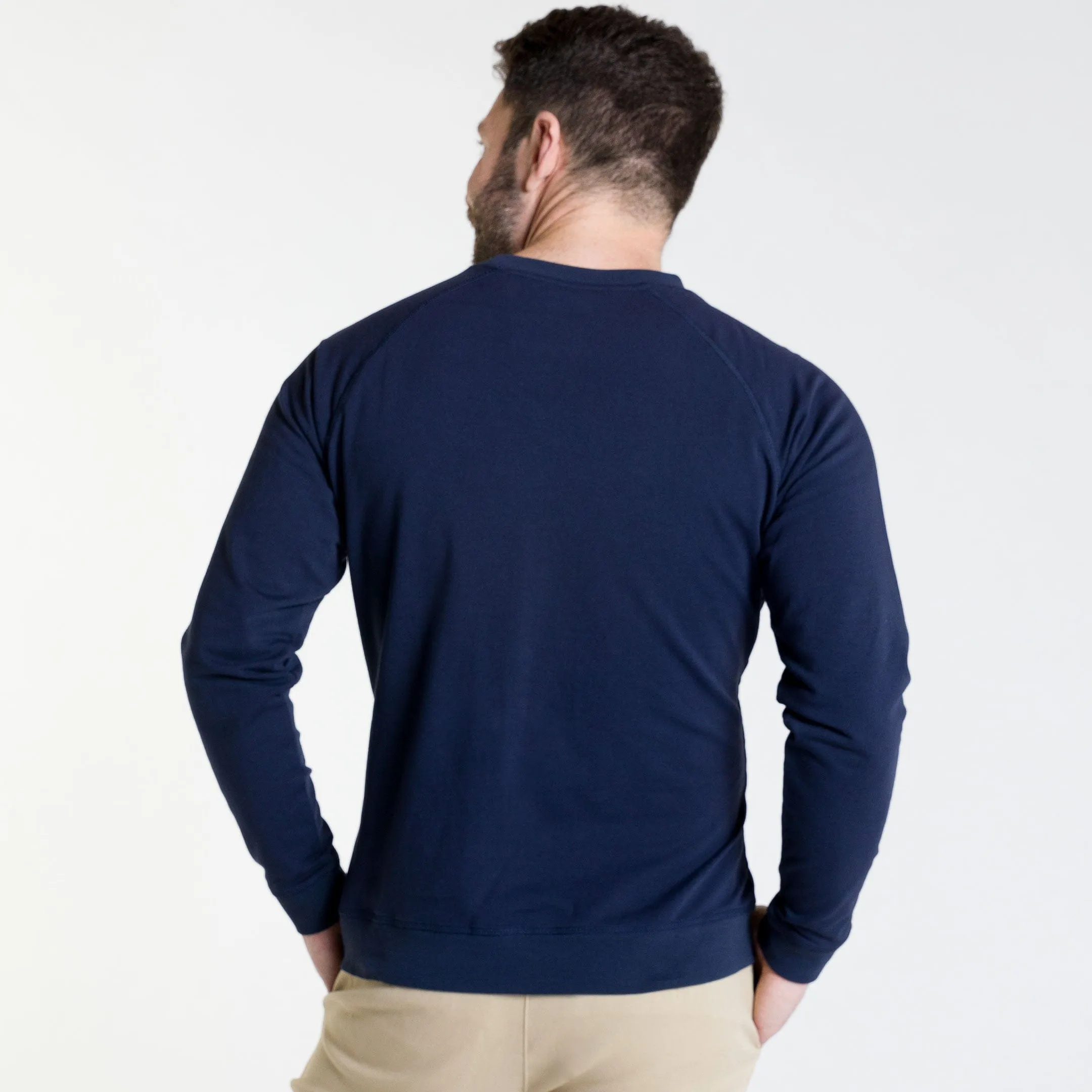 Navy French Terry Sweatshirt