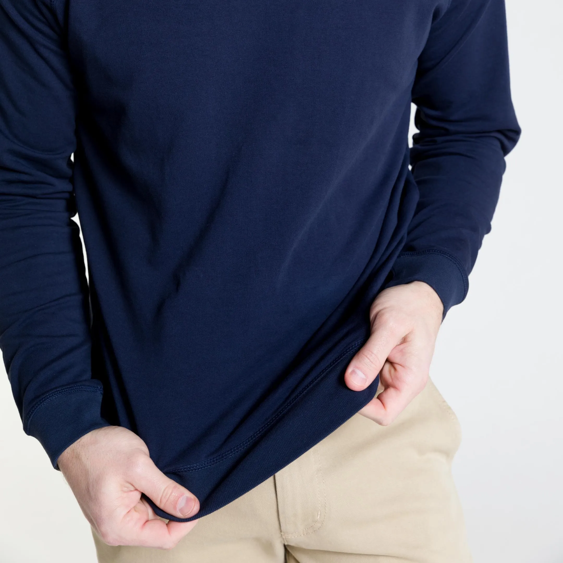 Navy French Terry Sweatshirt