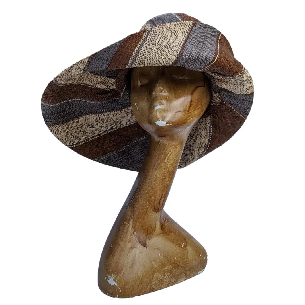 Neutral Colors Raffia Sun Hat for Women | Lightweight Wide Brim | 5" Brim