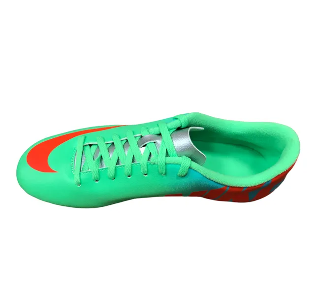 Nike men's football boot Mercurial Vortex FG 573873 380 green gradient light blue