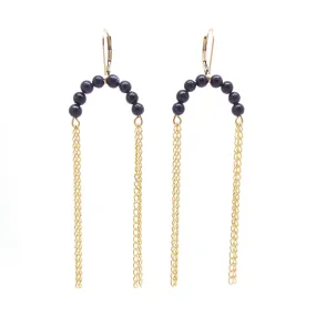 Nola goldstone earrings