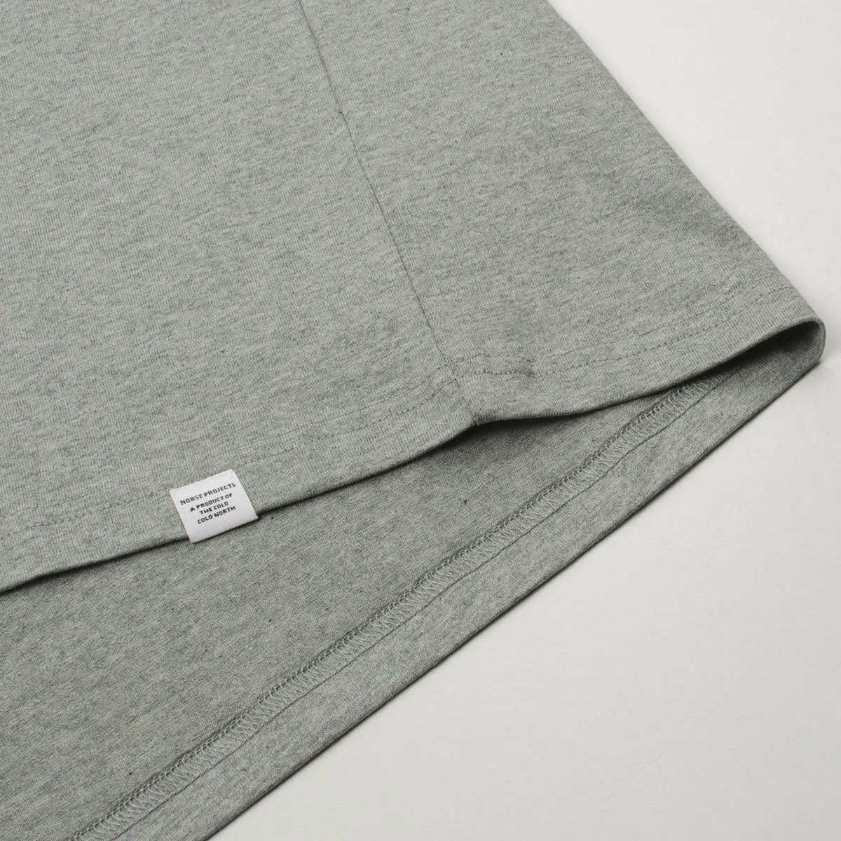 Norse Projects - Johannes Standard Pocket T-shirt - Light Grey Melange