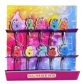 Numbers Acrylic Food Picks