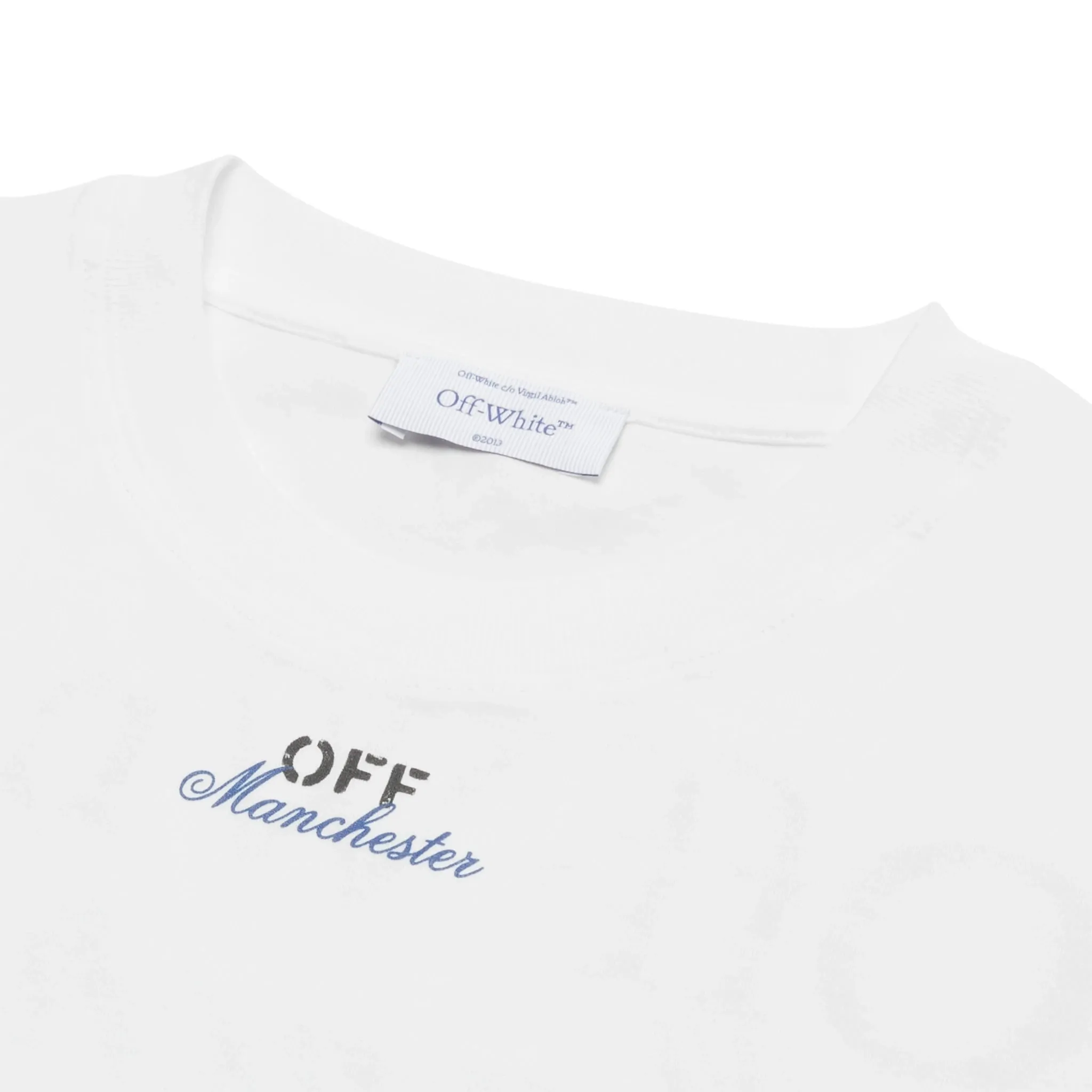 Off-White Off Manchester Exclusive White T Shirt