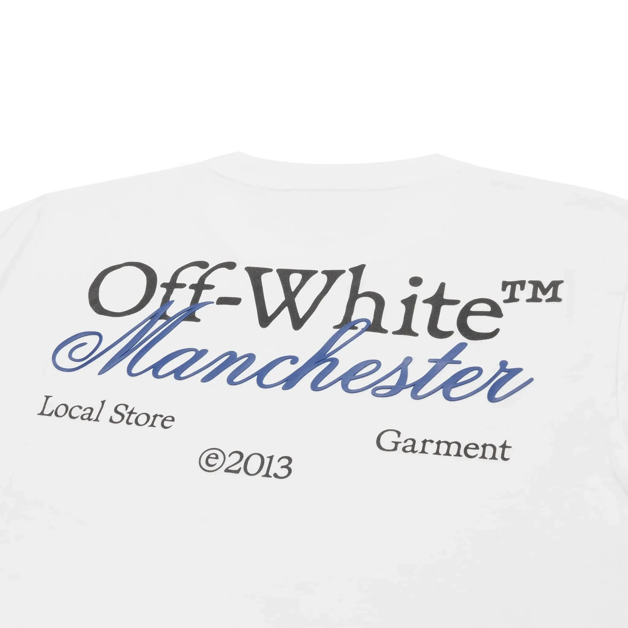 Off-White Off Manchester Exclusive White T Shirt