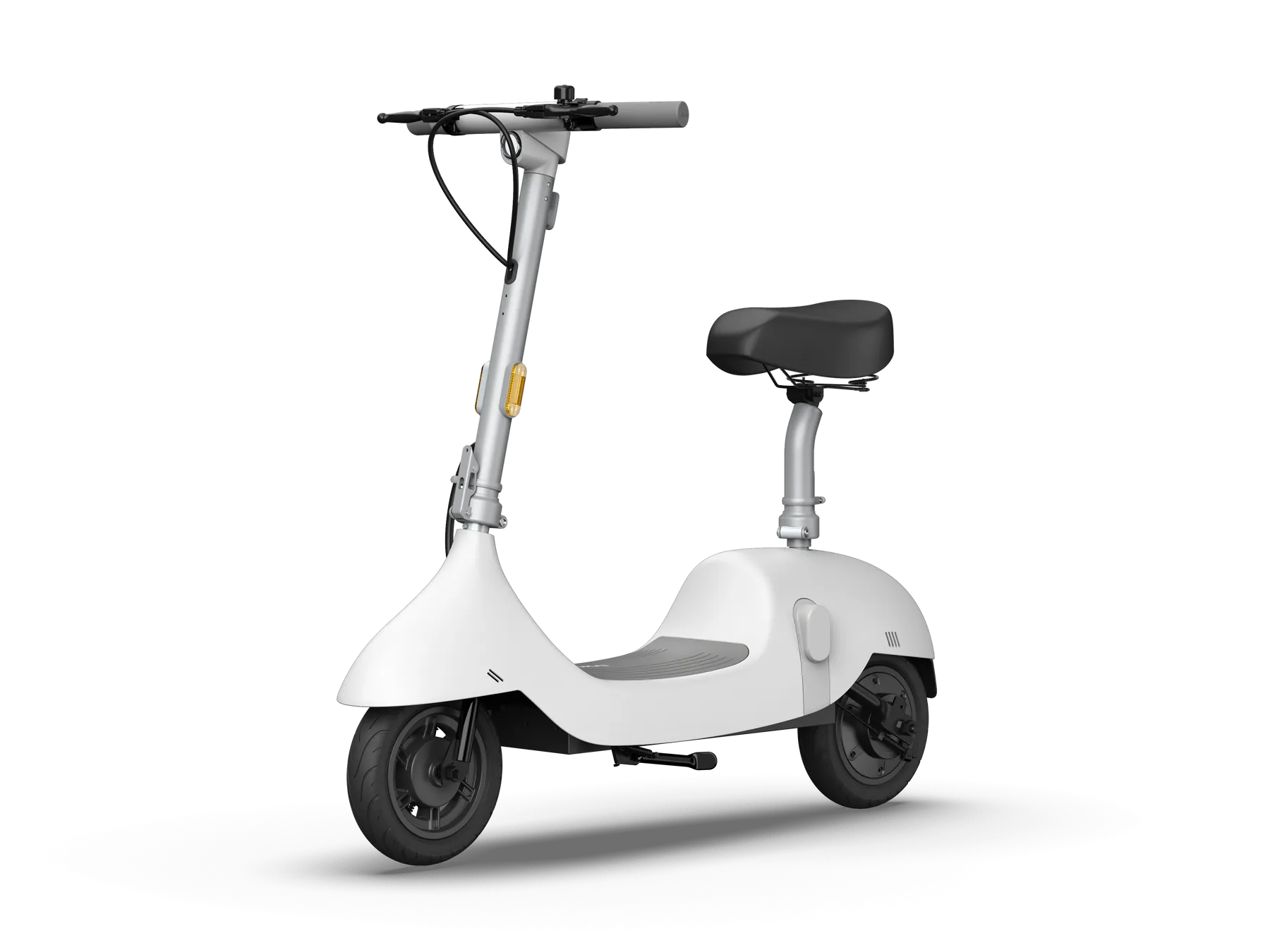 OKAI Retro-Style Electric Scooter with Comfortable Seat & 10" Wheels - Up to 35 Miles Range & 15.5mph Top Speed