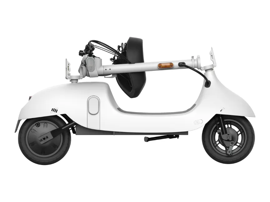 OKAI Retro-Style Electric Scooter with Comfortable Seat & 10" Wheels - Up to 35 Miles Range & 15.5mph Top Speed