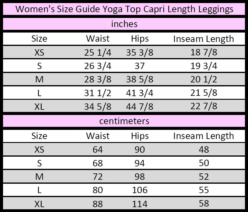 Our best viral yoga capri leggings with woman power - White Color with Black Letters