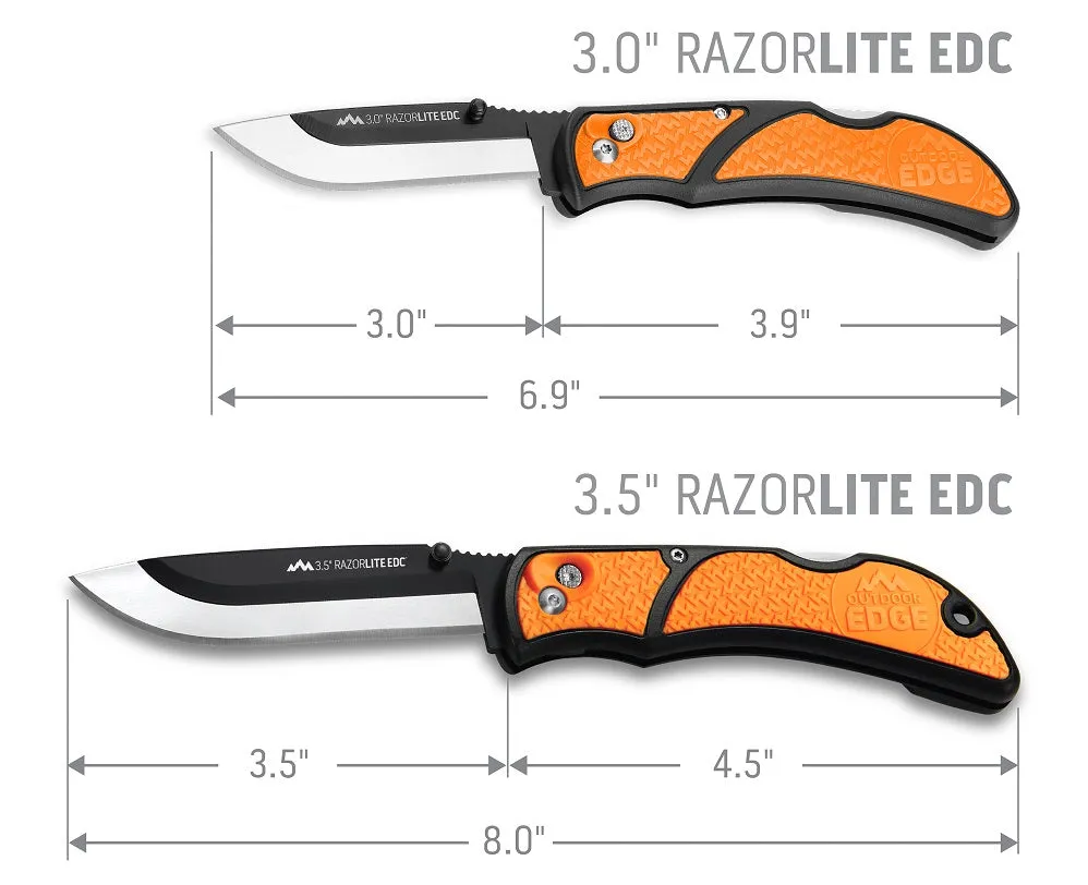 Outdoor Edge Razor-Lite EDC Orange Knife