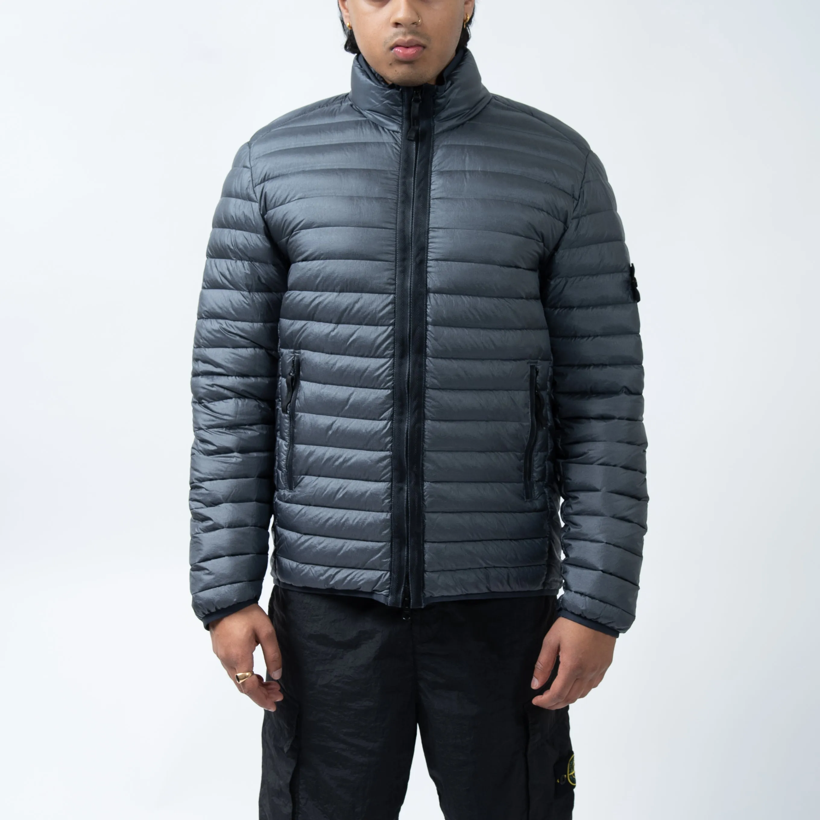 PACKABLE DOWN JACKET LEAD GREY 6279