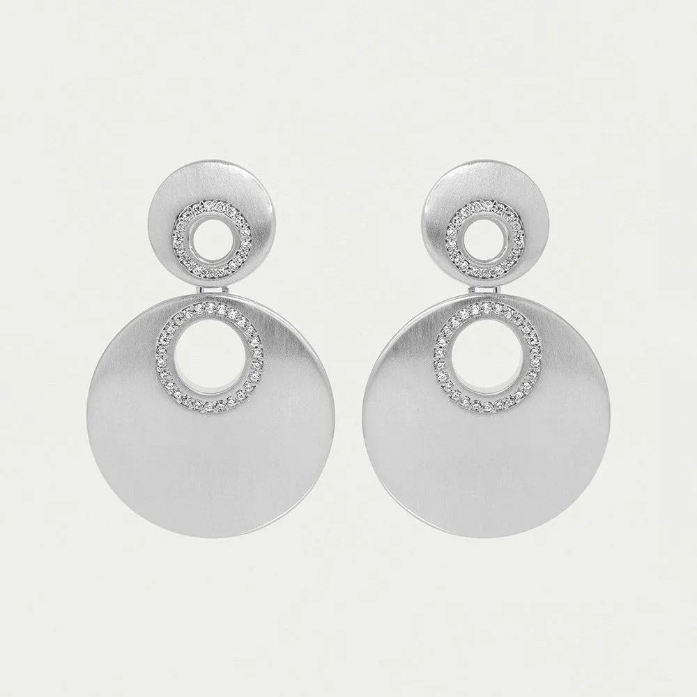 Petit Pavé Statement Earrings