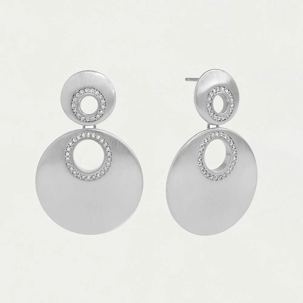 Petit Pavé Statement Earrings