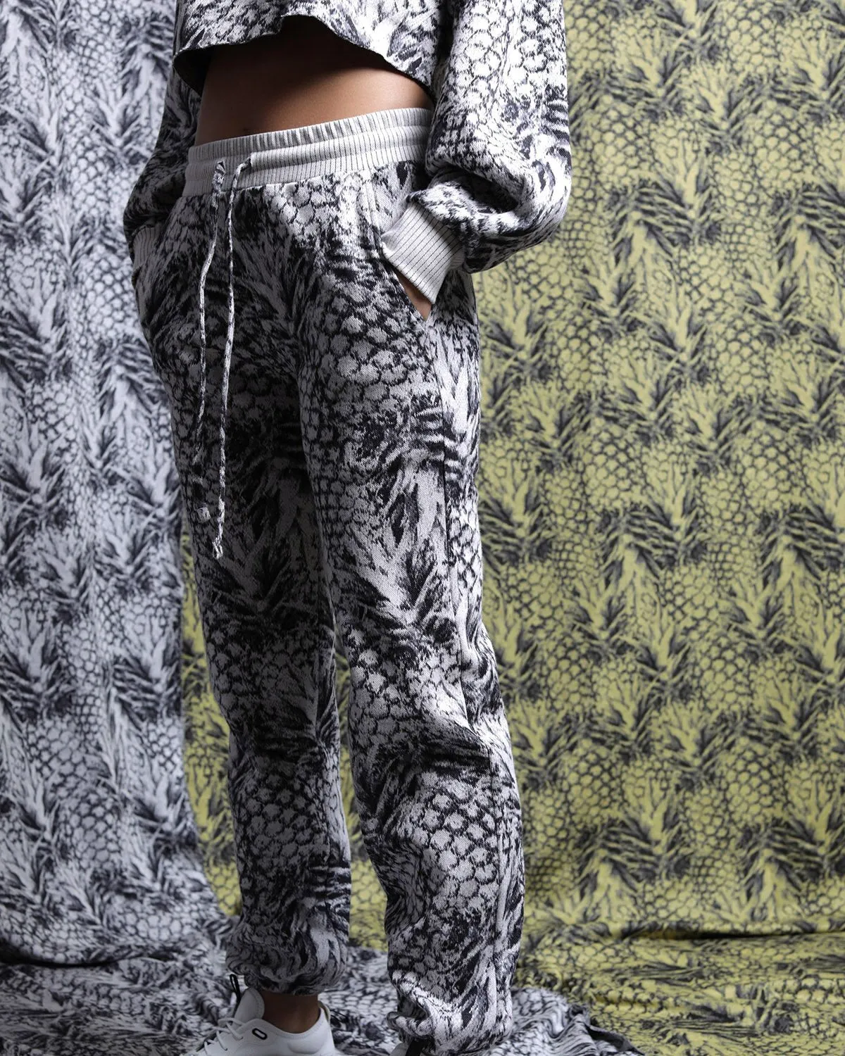 Pineapple Hyper Reality Knit Sweatpants (FINAL SALE)