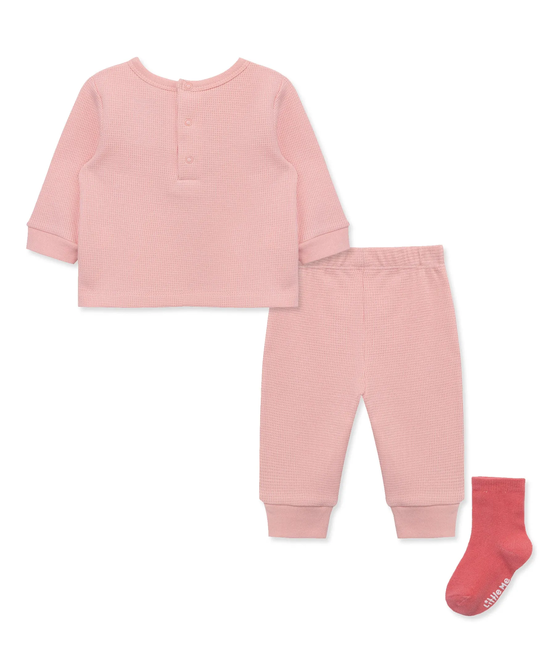 Pink Bear Jogger Set