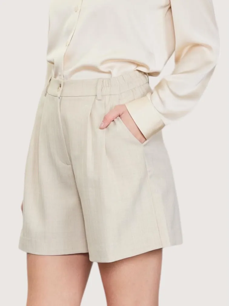 Pleated Shorts