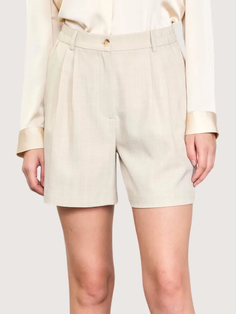 Pleated Shorts