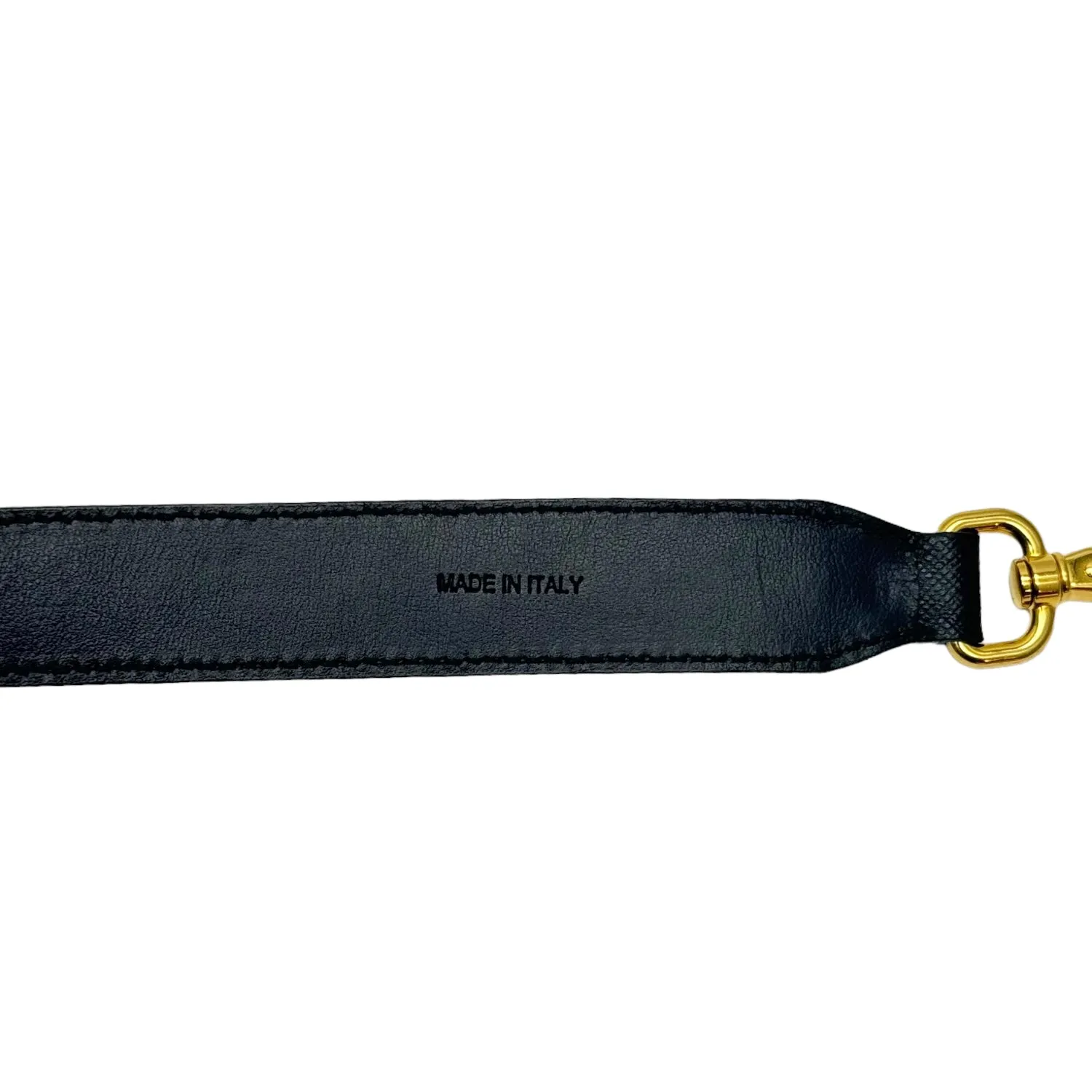 PRADA Jewel-Embellished Leather Handbag Strap - Black