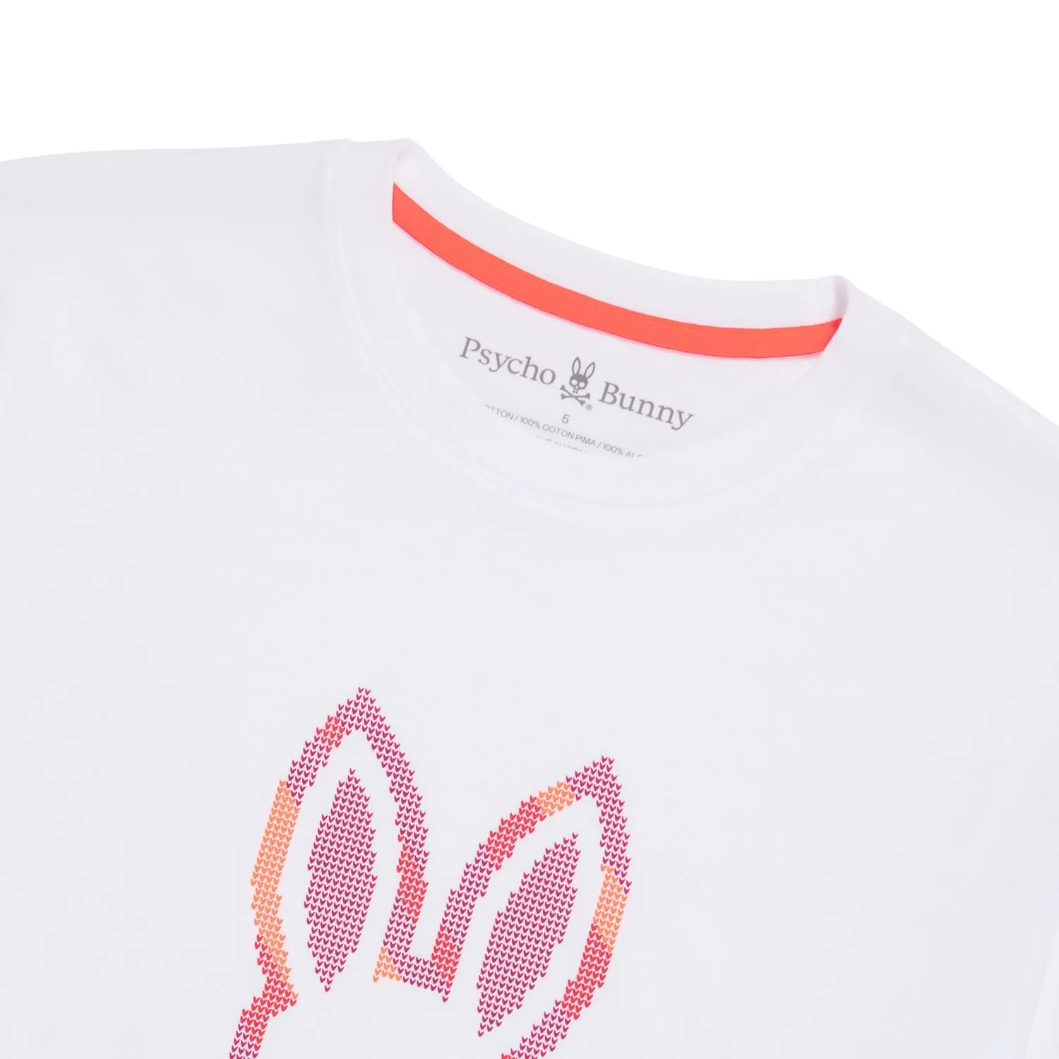 Psycho Bunny Apple Valley HD Graphic Tee - White