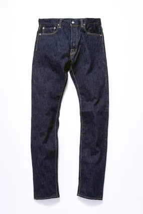 Pure Blue Japan - [1167] 13oz Extra Slub Stretch Denim Relaxed Tapered One Wash - Indigo