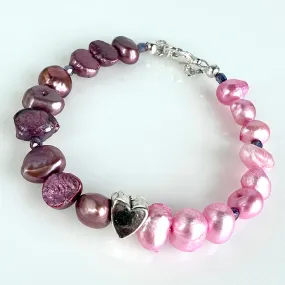 "Pearlz Please" Bracelet (Pink)