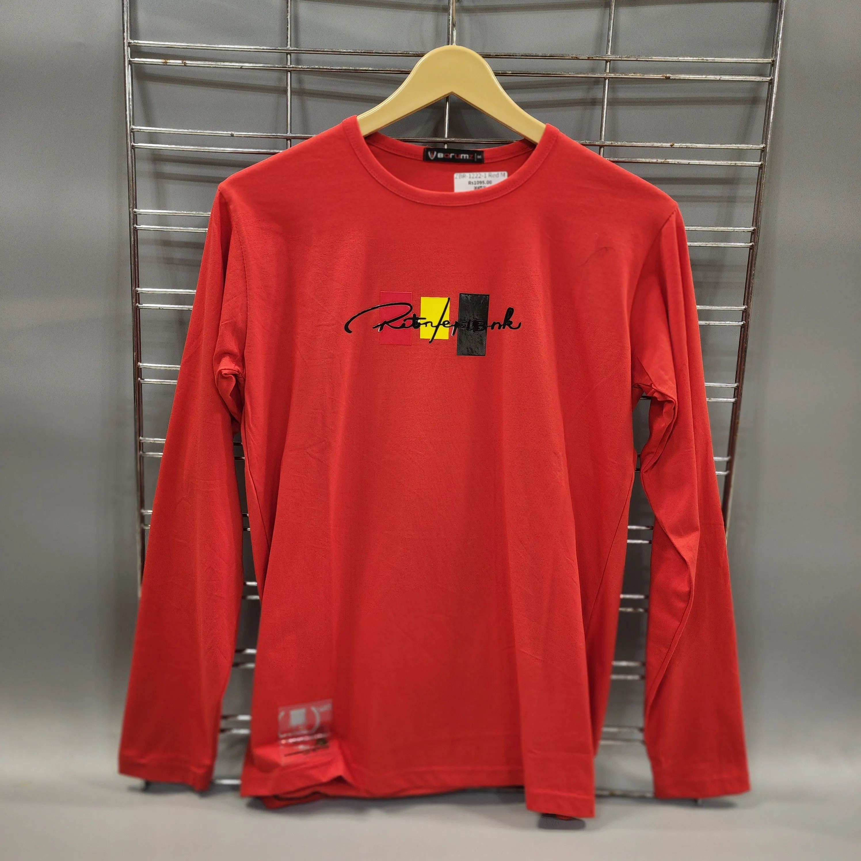 Red Long Sleeves T Shirt