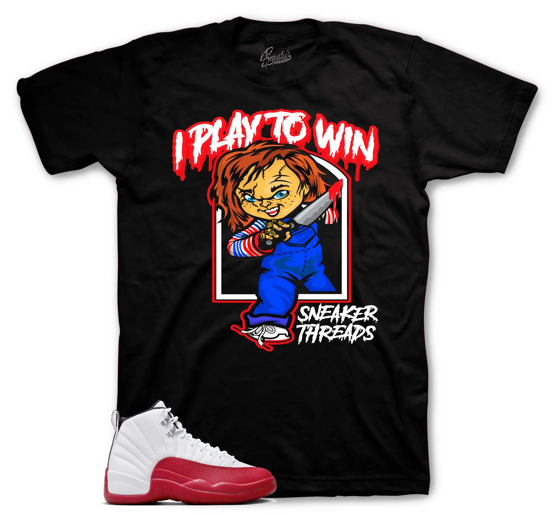 Retro 12 Cherry Play To Win Shirt