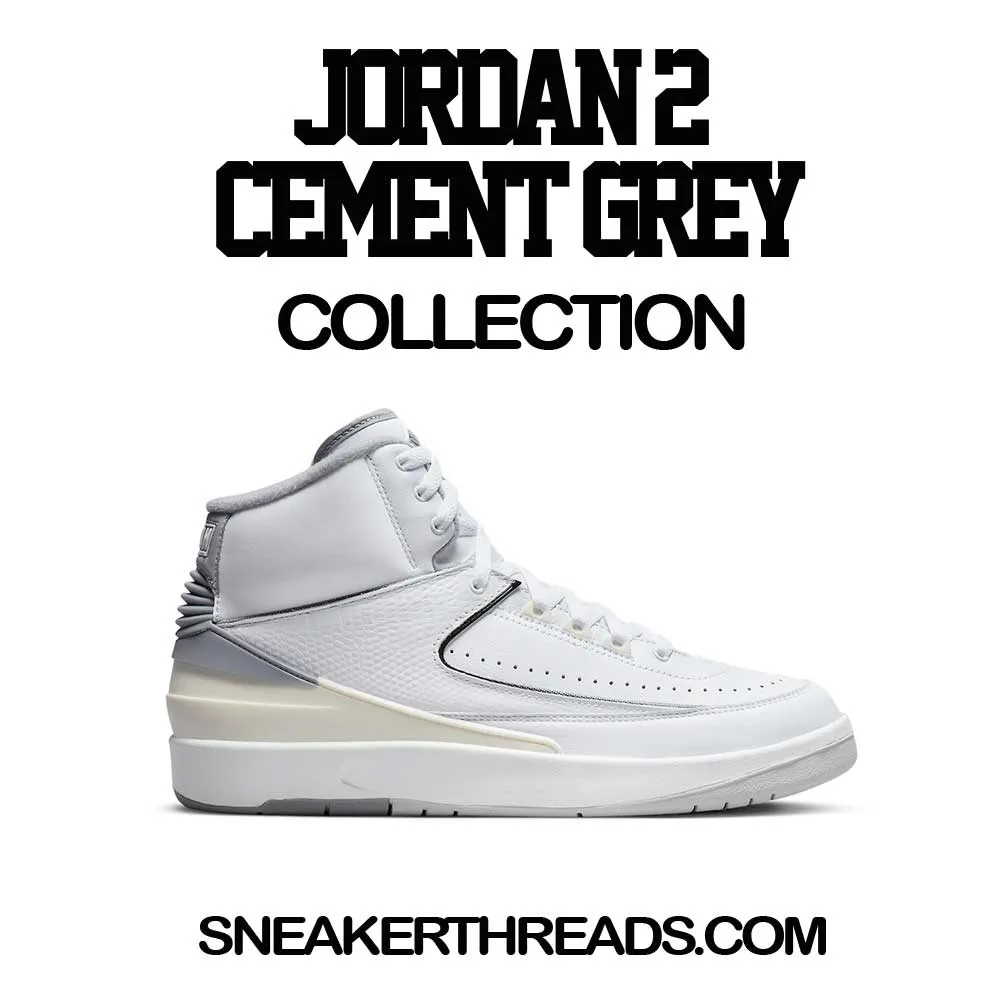 Retro 2 Cement Grey Goat Shirt