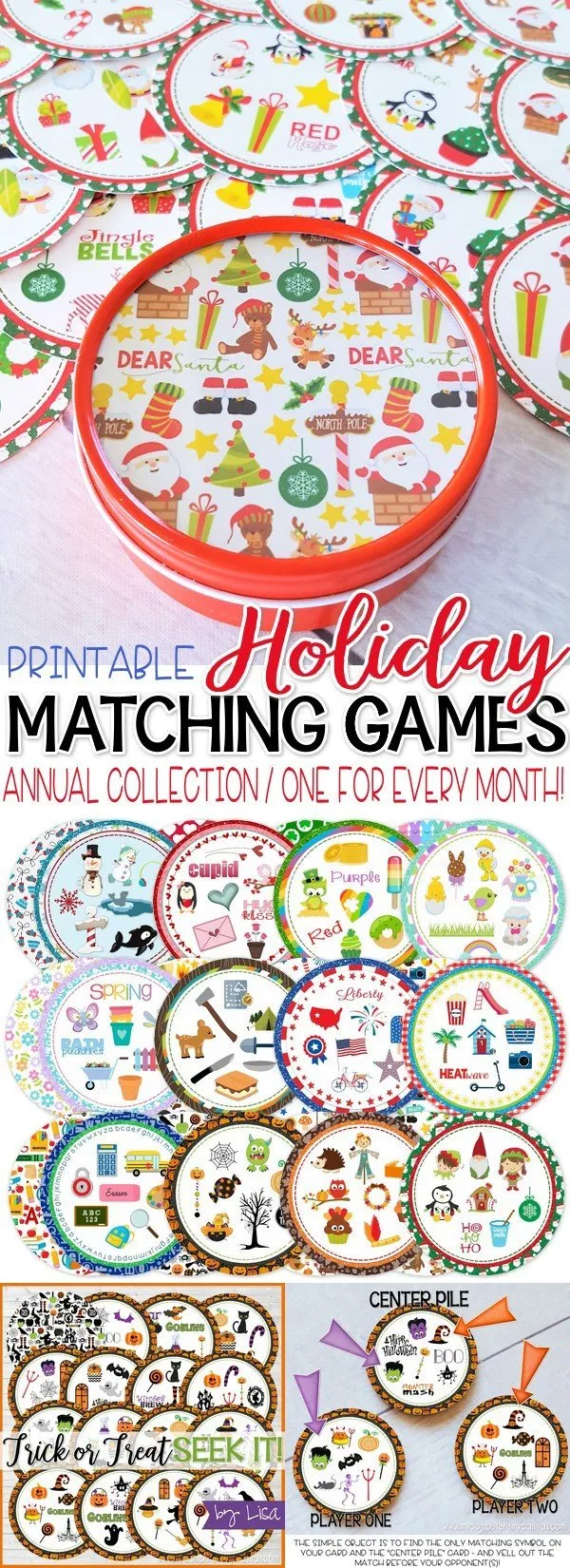 Seek IT! Games {ANNUAL COLLECTION} PRINTABLE