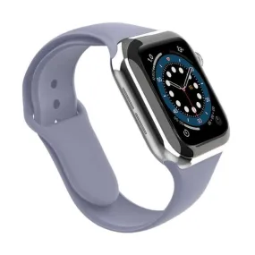 Silicone Sports Band for Apple Watch 45mm - Lavender Gray