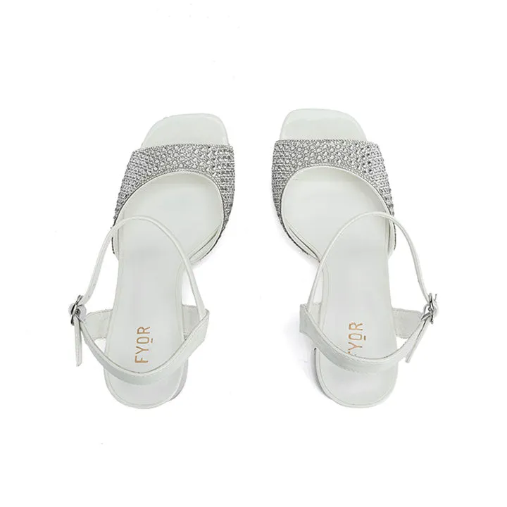 Square Toe Embellished Mule HL 197