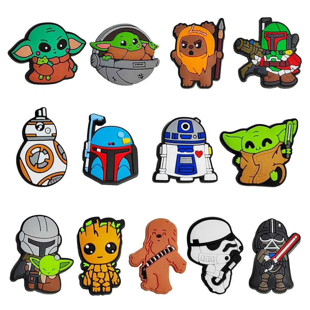 Star Wars Shoes Charms Cartoon Sandals Accessories Buckle Clogs