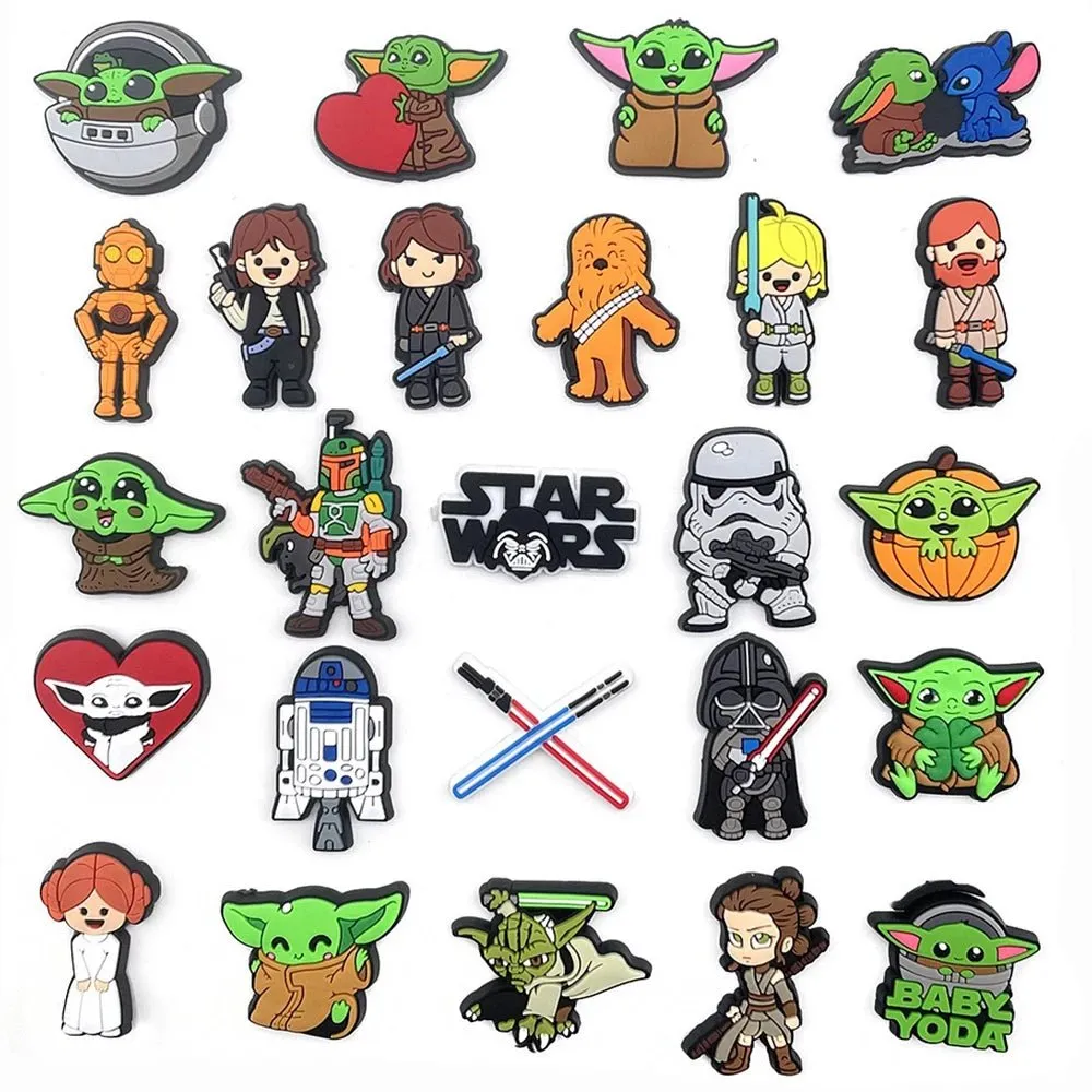 Star Wars Shoes Charms Cartoon Sandals Accessories Buckle Clogs