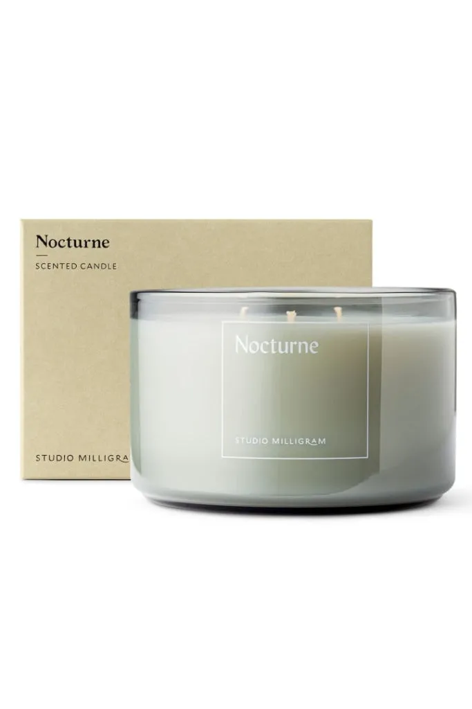 Studio Milligram - Scented 3-wick Candle - Nocturne - 600g