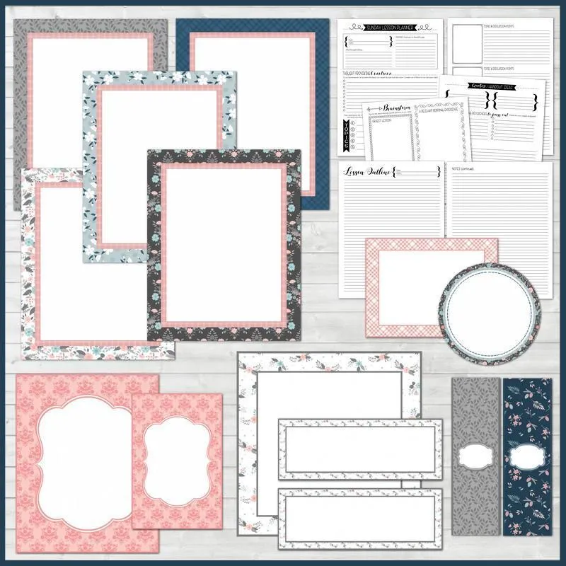 Sunday Lesson Kit BUNDLE A (Kits 1, 2 & 3} PRINTABLE