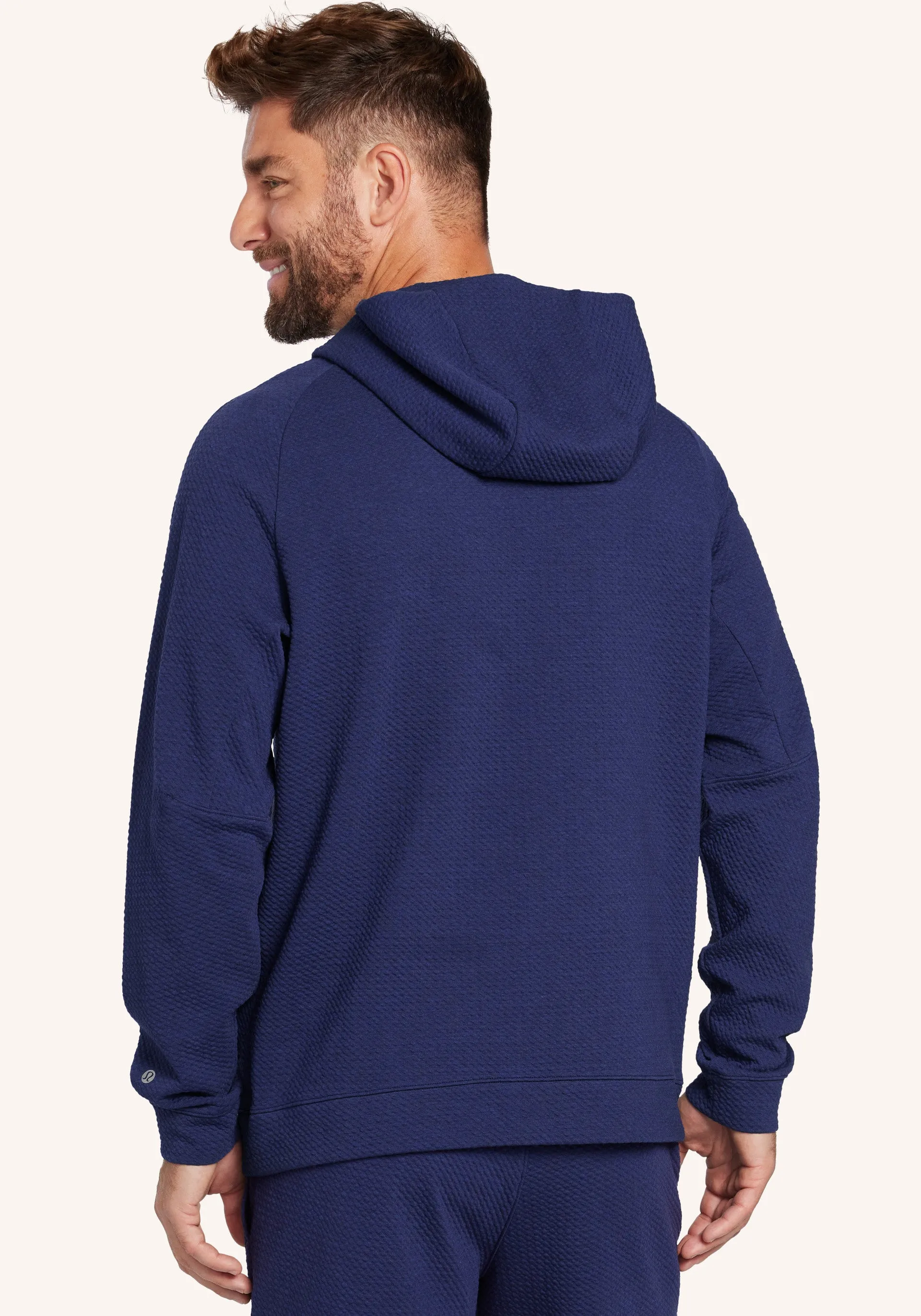 Textured Double-Knit Cotton Hoodie