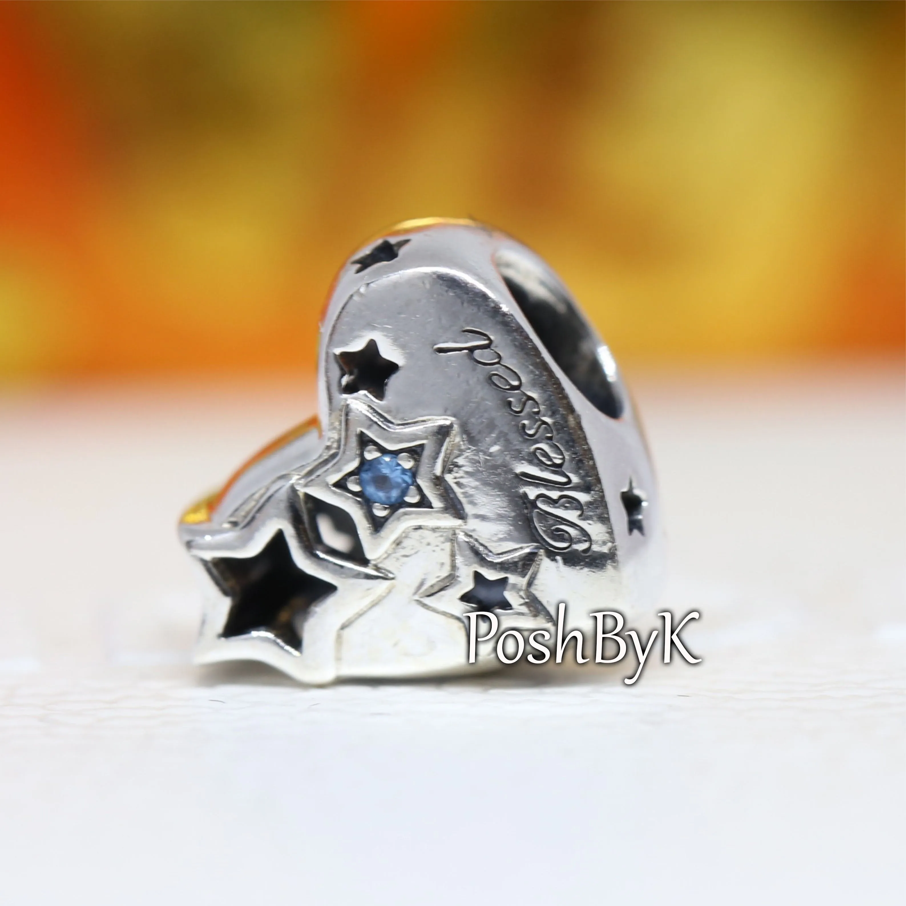 Thankful Heart & Stars Charm 799527C01