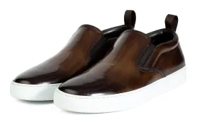 The Ellis Slip-On Sneaker - Brown