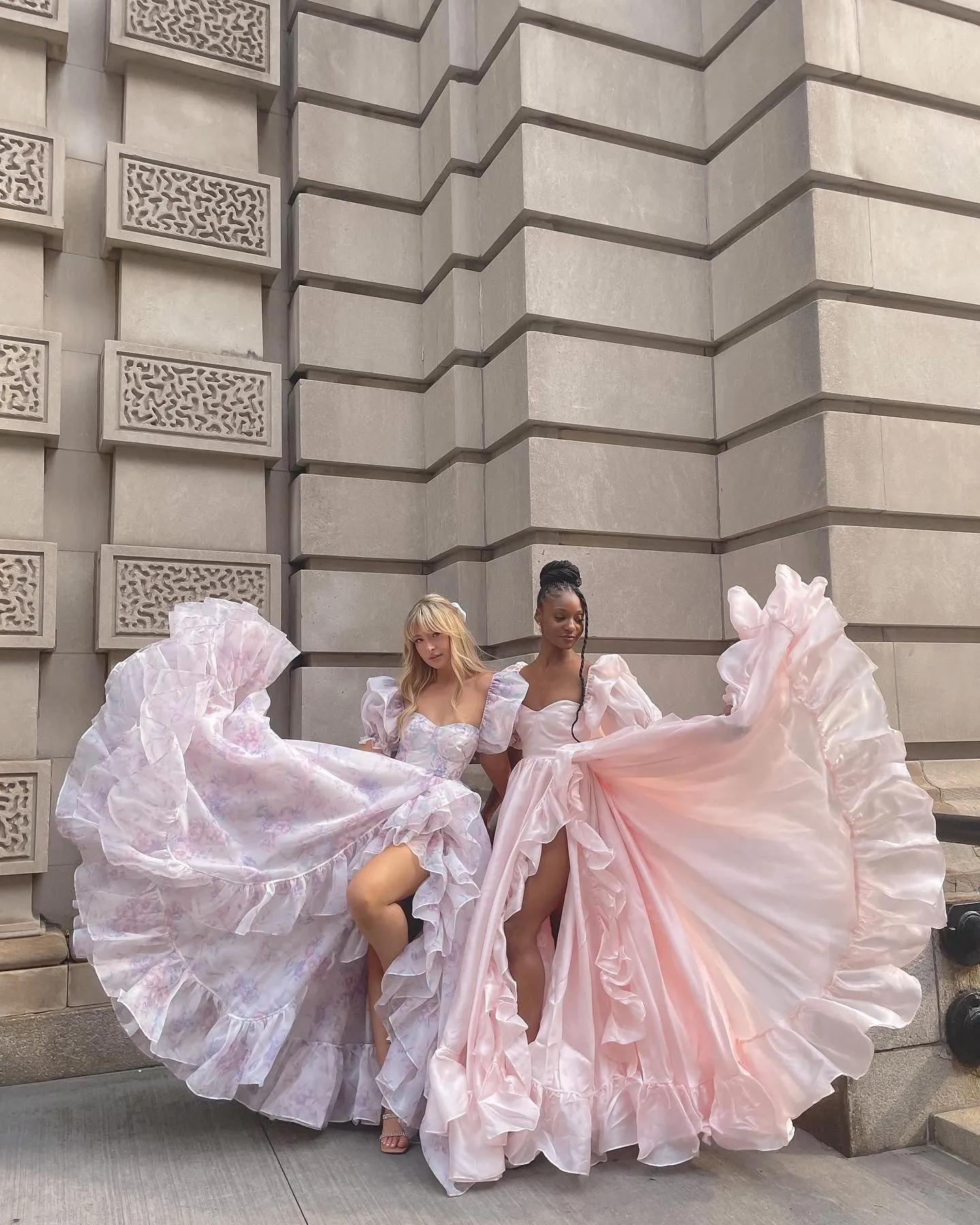 The Silk Satin in Bloom Bridal Gown, Made to Order