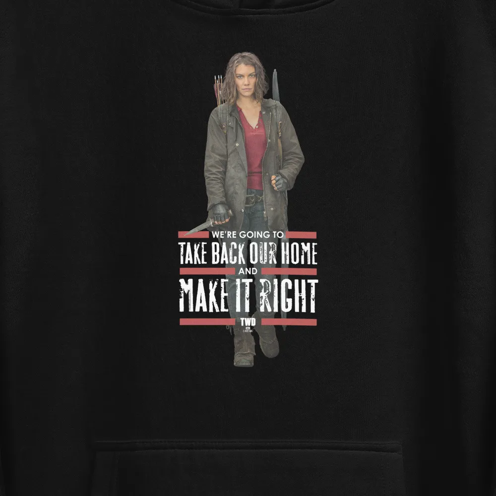 The Walking Dead Maggie Make It Right Unisex Premium Hoodie