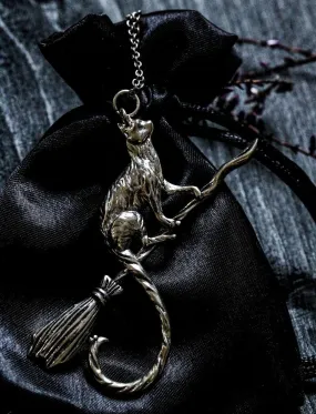 The Witch's Cat Familiar Necklace