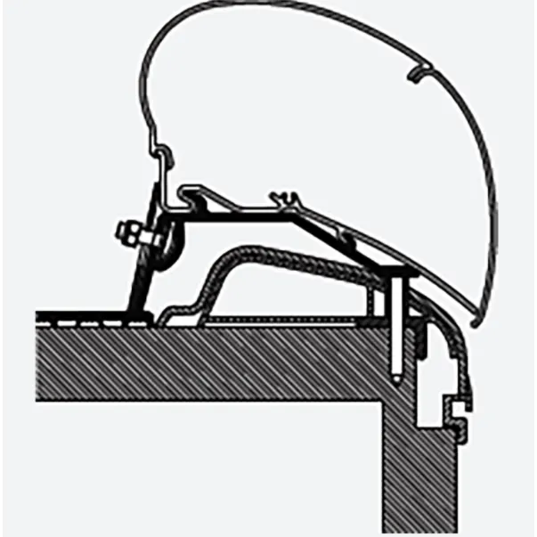 Thule Omnistor Hobby Premium & Ontour Roof Awning Adapter 309819