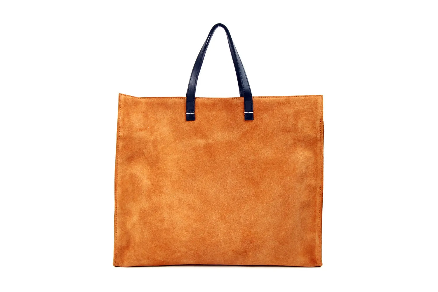 Tote-Suede Leather Handbag