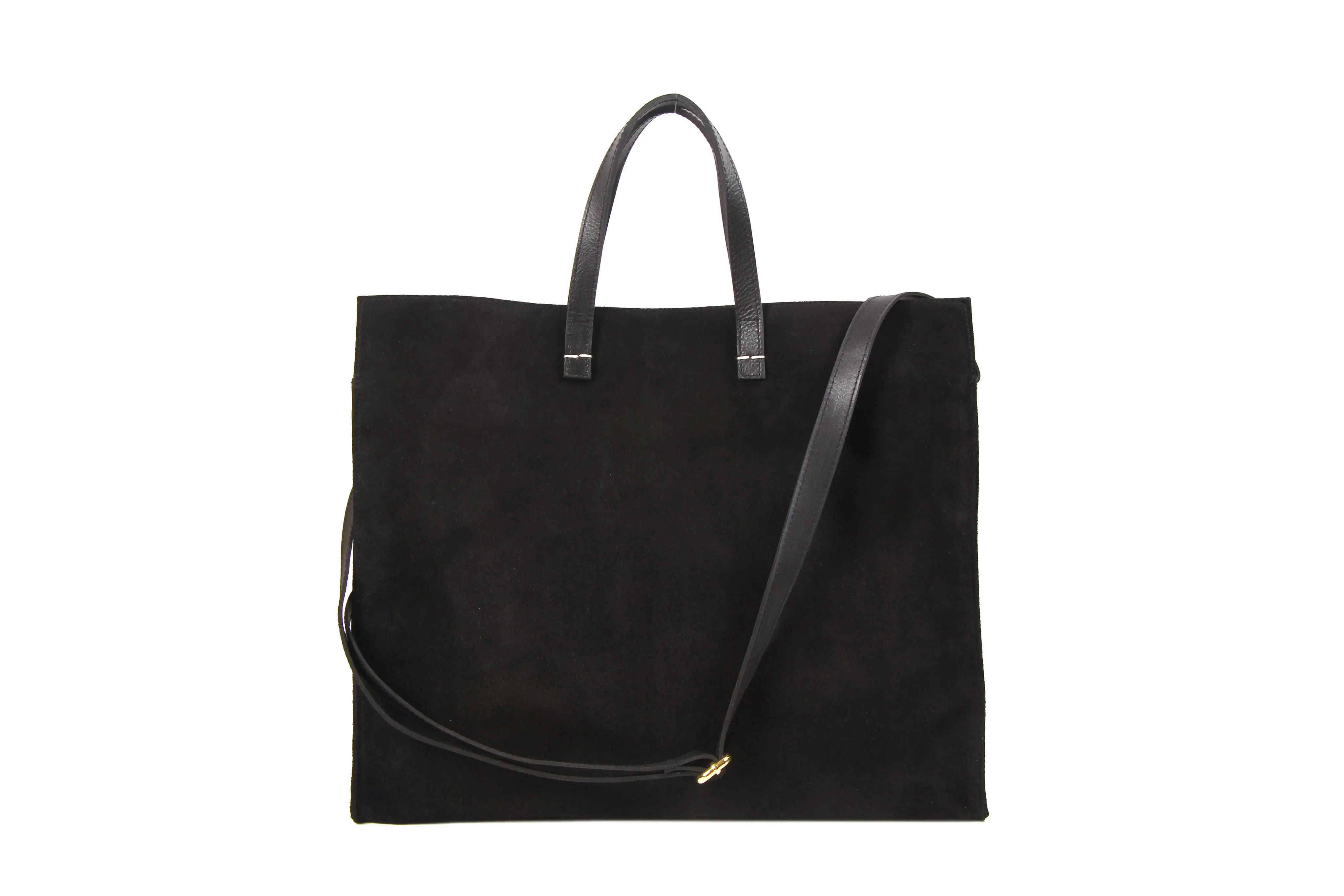 Tote-Suede Leather Handbag