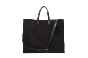 Tote-Suede Leather Handbag