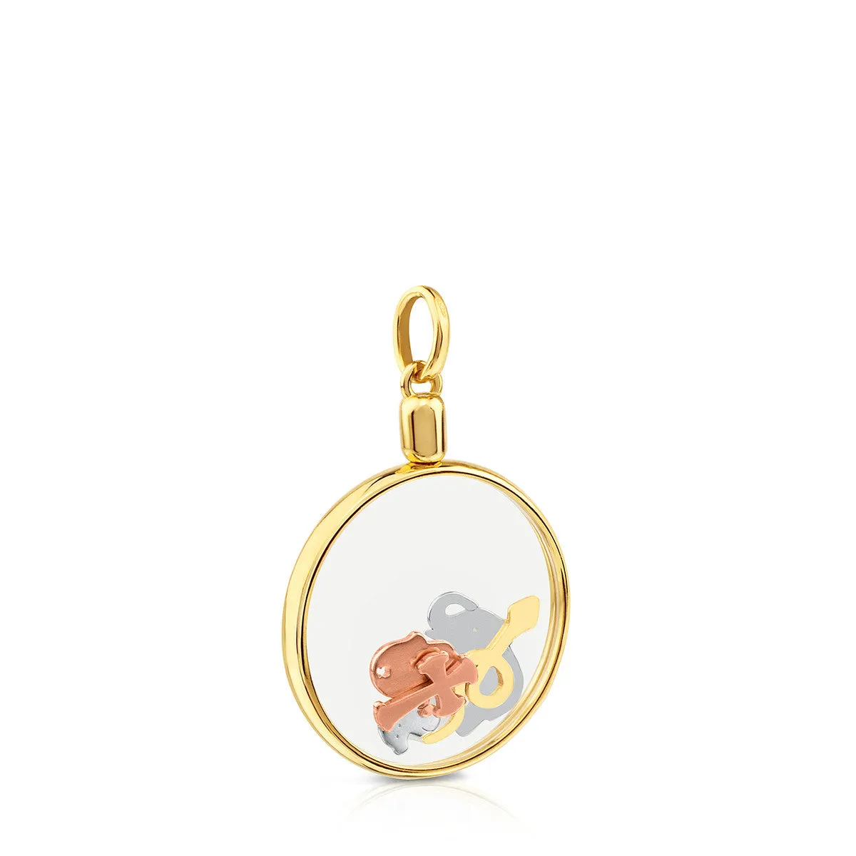 Tous Vermeil Silver Idol Locket Pendant 712364660