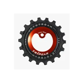 Tripeak Oversize Pulley Kit 12/18T, Ceramic Bearing  Sram AXS Force/Rival, 12-Speed - Red