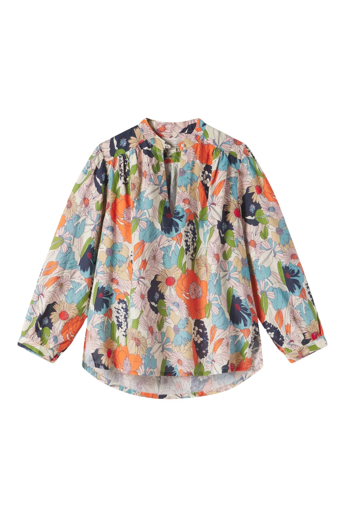 Trovata Birds of Paradis Bailey Blouse in Selva Floral