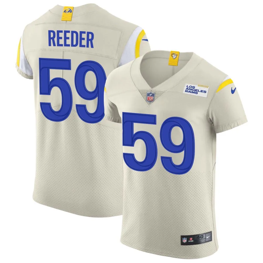 Troy Reeder Los Angeles Rams Nike Vapor Elite Jersey - Bone