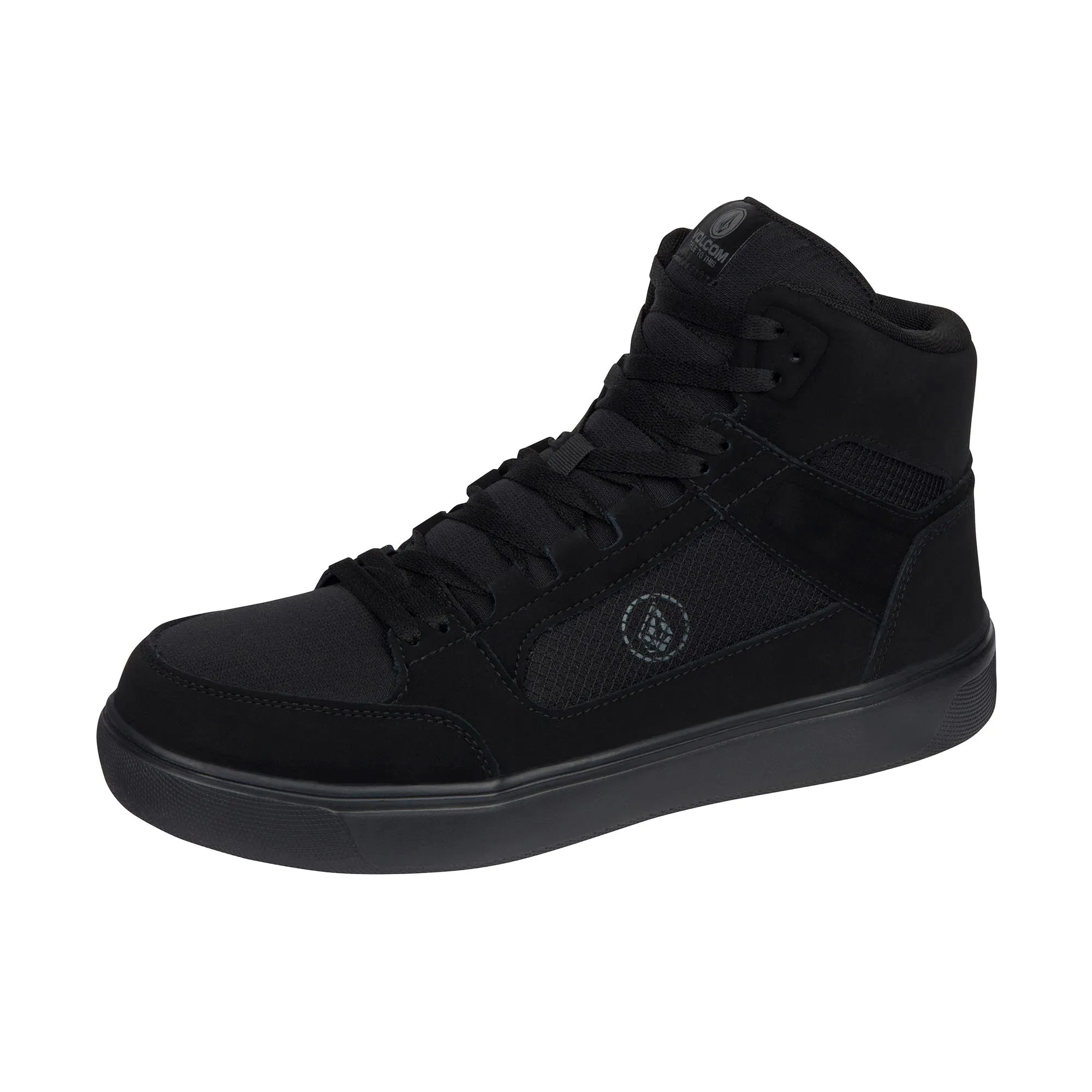 Volcom Evolve Hi Top Nubuck Mesh Composite Toe Black