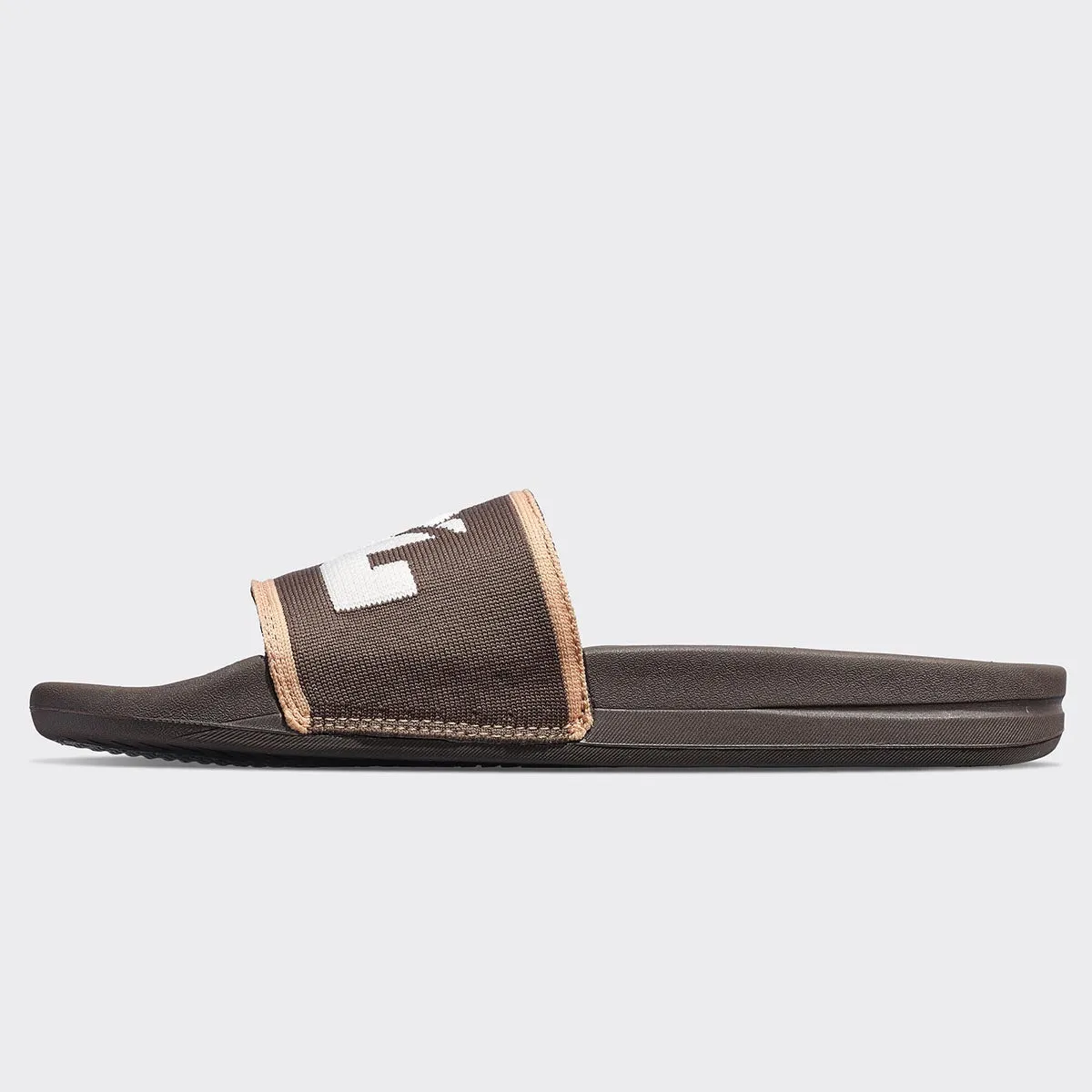 Women's Big Logo TechLoom Slide Chocolate / Ivory / Caramel